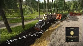 FS22 Kalador part 2 Smaller wood mix with pine clearing land! #JohnDeere