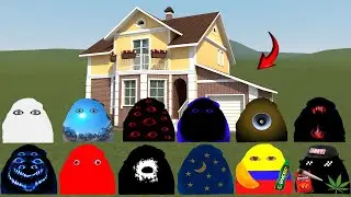 Angry Munci Family Vs Houses in Garry's Mod