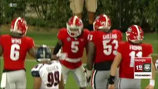 Georgia vs Samford NCAA Football Highlights 2017