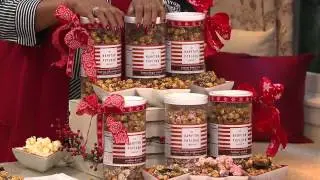 Ship Week 12/8 Hampton Popcorn Set of 6 Sweet Treat Popcorn Tubes with Leah Williams