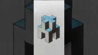 Master 3D Optical Illusion Art | Pencil Drawing Tutorial#artprocess #3dart #3dpencildrawing
