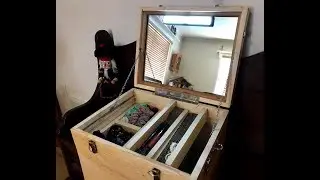 Building a Makeup Station with Lighted Mirror