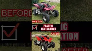 ATV Plastic Restoration - Full quad restoration coming to channel #atv #honda #restoration #project