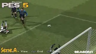 PES 5 PC📍S3ri3 A🔥Liga Italiana 🔥Season 1&ordm; turno INTER ( PRO EVOLUTION SOCCER 5 ) GAMEPLAY #gaming