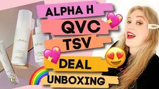 Alpha h mega deal unboxing! QVC TSV! &pound;168 of beauty for &pound;45!