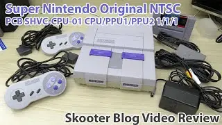 [Review] Super Nintendo Original NTSC PCB SHVC-CPU-01 CPU/PPU1/PPU2 1/1/1