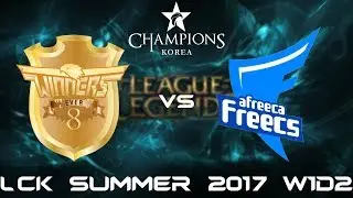 [LCK] Ever8 Winners vs Afreeca Freecs Highlight Game 2 W1D2 LCK SUMMER 2017