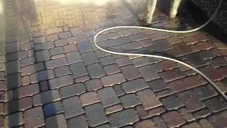 Pressure Washing Concrete Pavers in Gilbert
