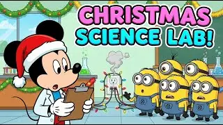 Mickey & the Minions Christmas Science Lab ⚡🎄