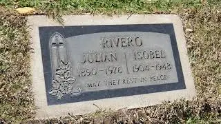 Actor Julian Rivero Grave San Fernando Mission Catholic Cemetery Los Angeles CA USA December 6, 2020