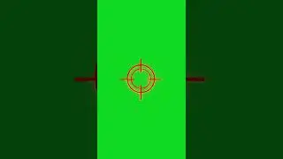Red Target Icon Animation &ndash; Green Screen | Motion Graphic Overlay (Free Download) #videoediting