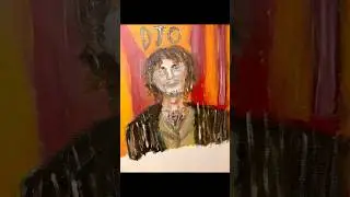 Watched #marcello #standup while painting #djo or #joekeery hours work here #oilpainting