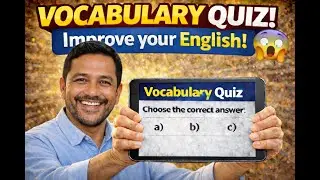 [VC001] English Vocabulary Quiz 🧠 | Easy or Tricky? Test Your Skills!