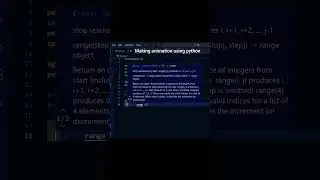 python animation for beginners #pythonprogramming #coding #codingtutorial #codewithharry