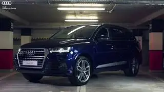 Audi Q7 50 TDI quattro 286KM tiptronic 2019 - Niebieski Navarre