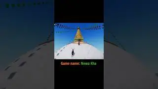 Swayambhunath aka Monkey Temple in Nepali Roblox Game: Newa Kha. #fyp #swayambhu #kathmandu #roblox
