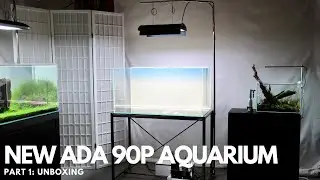Unboxing My New ADA 90P Aquarium
