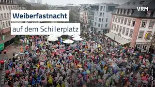 Altweiberfastnacht auf dem Mainzer Schillerplatz