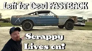 50 Years AFTER being wrecked This Fastback rolls again on its own! Scrappy the Fastback!