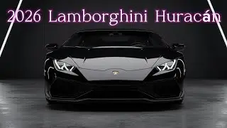 2026 Lamborghini Huracán Review – Ultimate Gloss Black Supercar Experience in the USA #luxurycar 