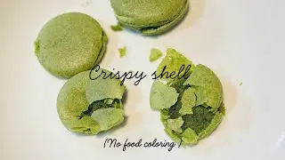 Perfect GREEN Matcha Macarons (No Artificial Color & No Filling Needed!)