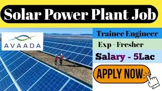 Solar Power Job in Avaada Energy Pvt ltd | Solar Jobs 2021| Graduate Engineer Trainee Jobs | Mnc job