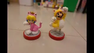 Cat Mario & Cat Peach Amiibo Unboxing