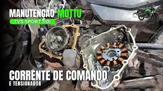 DEU RUIM - MOTTU SPORT  | troca da Corrente de comando e Tensionador