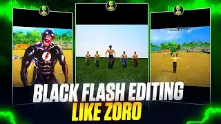 How to Edit Like @zoroffxx? 😱 Black Flash Secrets Revealed