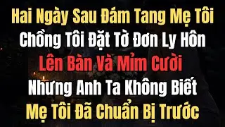 Mẹ Vừa Mất, Chồng Đòi Ly Hôn Chia Gia Tài – Nhưng Anh Ta Không Biết Mẹ Tôi Đã Chuẩn Bị Trước