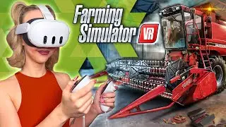 We're testing Farming Simulator VR for the Meta Quest 🤖
