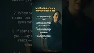 3 Dark Manipulation Tips That Actually Work | Psychology Tricks