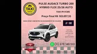 FIAT PULSE AUDACE TURBO 200 HYBRID FLEX 25/26 AUTO TAXI