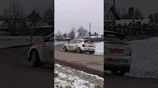 G. Pasterak / A. Gładysz - Honda Civic Type-R EP3 - Rajd Cieszyńska Barb&oacute;rka 2025 zakręt #rally #rmp