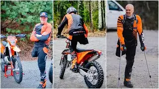 Enduro on One Leg - NEVER GIVE UP !