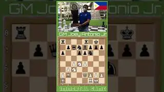 GM Joey's Immortal Game, Amazing Queen Sacrifice. #Shorts