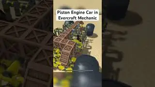 Piston Engine Car in Evercraft Mechanic #evercraftmechanic #scrapmechanic #sandbox