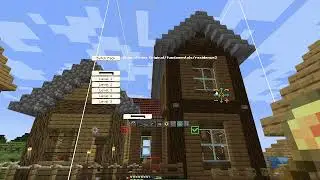 Minecraft Relaxville(no Commentary) E024 Wall Work