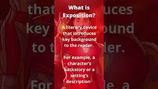 What is Exposition? | Creative Writing Lessons #creativewriting