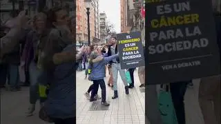 8M - FEMINISTAS ME AGREDEN OTRA VEZ 💜💅💪🏻👀 #shorts #short #viral #viralvideo #youtubeshorts #8m
