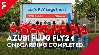 Azubi FLUG FLY24 - Onboarding erfolgreich abgeschlossen! | FLYERALARM