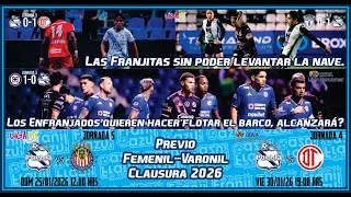 Las Franjitas no levantan | Los Enfranjados quieren hacer flotar el barco, alcanzar&aacute;? | Liga MX CL26
