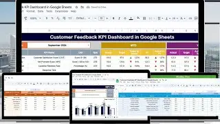 Customer Feedback KPI Dashboard in Google Sheets