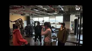 BTS WEVERSE LIVE FESTEJANDO EN GYM CON TAEHYUNG 