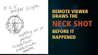 Remote Viewing Drew The NECK SHOT Before It Happened