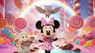 &ldquo;Minnie Mouse in the Magical Candy Forest 🍭🌳 | Fun 3D Cartoon Adventure with Sheep & Owl for Kids&rdquo;