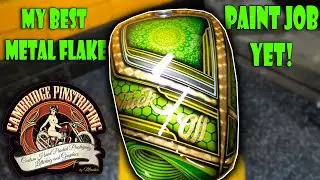 My Best Metal Flake And Gold Leaf Custom Paint Job Yet!