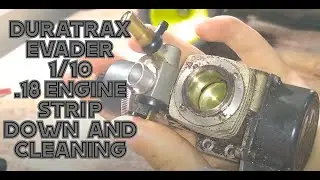 Duratrax Evader ST .18 nitro engine rebuild Part 1 - Disassembly