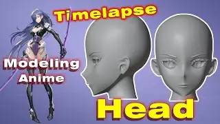 Anime Character Modeling Series | Head Modeling
