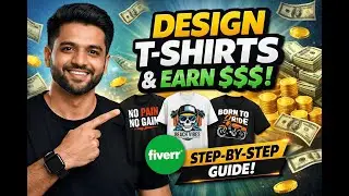 Make Money Designing T-Shirts | Fiverr Se Paise Kaise Kamaye | Step by Step Guide